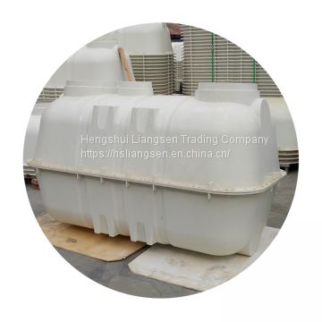 2500 liter Fiberglass Septic Tank Anti-Corrosion FRP GRP water storage Tank