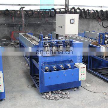 Household Cleaning Tool Stainless Steel Spiral Scourer Making Machine 6 Wires 4 Balls photo-2