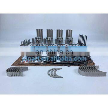 4D95 Overhaul Kit With Bearings Piston Rings Full Gasket Set Cylinder Liner Valves Kit For PC130-7 Excavator