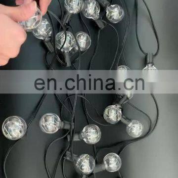 LED Outdoor String Lights 38.5FT 25Bulbs G40 Globe String Lights