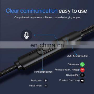 Feixin 10 Years Odm & Oem Manufactory Mobile Phone Accessories Gaming Headset With Mic Wire Control Earphone For Samsung Earbuds photo-5