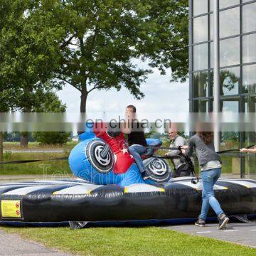 Motorcycle Theme Inflatable Interactive Pull Riding Games For Adults photo-2