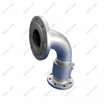 Stainless steel high pressure 90 degree flange connection hydraulic water swivel joint for fire fighting system