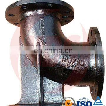 ductile iton pipe fitting double flange 90 duckfoot bend MDS015