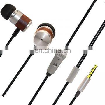 Hot Selling Cheap 3.5mm Jack Wired In-ear Wooden Wired Earphone Manufactures photo-5