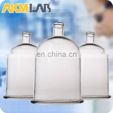 AKMLAB Transparent Durable Glass Bell Jar Dome