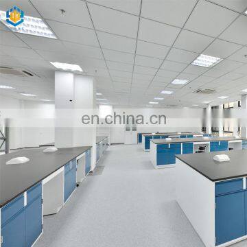 SGS Approved Laboratory Furniture Steel Work Bench With Cabinets photo-3