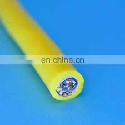 Underwater diving umbilical 4x1mm with cat6a cable for underwater robot