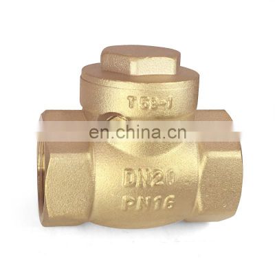 3/4" Inch pump water supply Profession Cheap Brass Check Valve