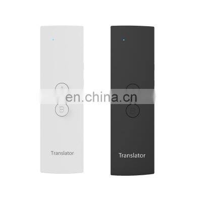 Hot Selling Smart Mini portable language T6 AI Translator Device BT wireless Portable Voice Translator for international trade