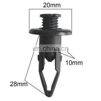 High Quality Black Nylon Plastic Car Fastener Clip OEM 63854-01A00 Clips for Japanese cars