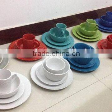 2016 STOCKED C GRADE STONEWARE DINNER SET VERY LOW PRICE