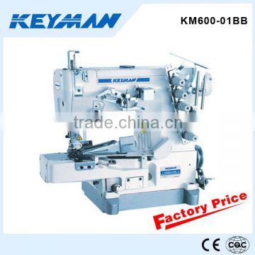 KM600-01BB Cylinder-bed interlock sewing machine for rolled edge sewing supplies 600 sewing machine blue book