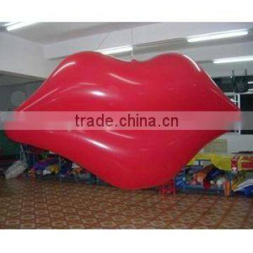 2016 new style amazing customized giant inflatable lip decoration