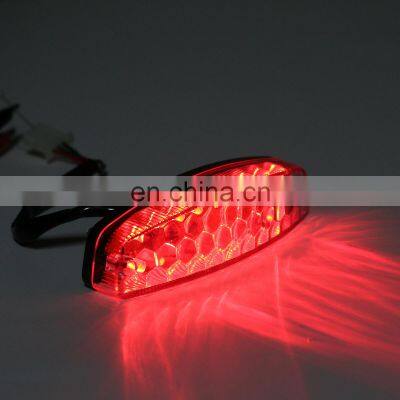 Red LED Motorcycle ATV Rear Tail Brake Light For 50 70 110 125cc ATV Quad Kart TaoTao Sunl Chinese Motorcycle Light photo-4