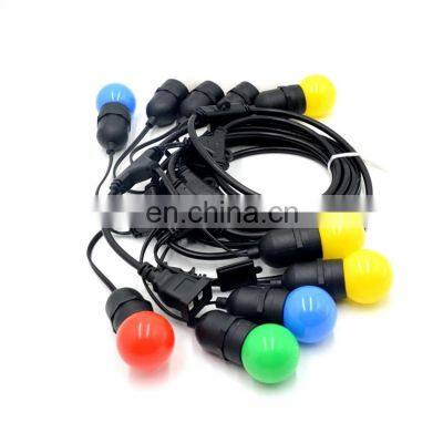 New Plastic Black Multihead LED String Light Pendant Lamp DIY Restaurant Bar Christmas Garland Wedding Garden Party