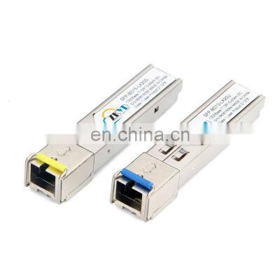 1.25G SC Connector Single Fiber 60KM SFP Transceiver Optic Fiber Module high quality