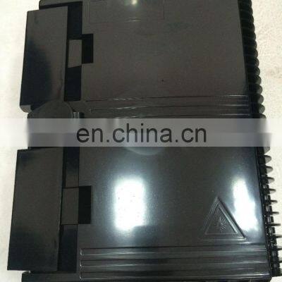 Black 16 Core Outdoor FTTH Fiber Optic Distribution Box With SC LC FT/UPC APC Steel Tube Type PLCsplitter and Adapter. photo-2