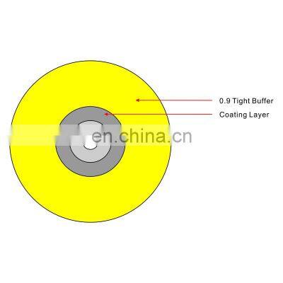 High Quality Tight Buffer Simplex Indoor Single Mode Fiber Optic Cable 1000m photo-3