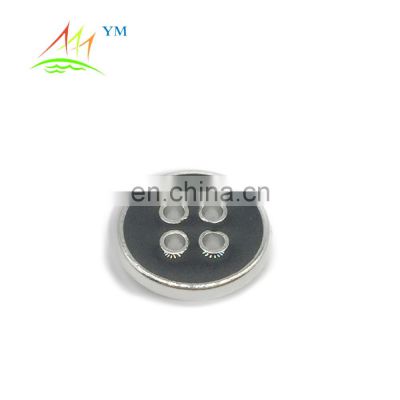 Hot selling products fancy holes enamel plastic colorful button for shirt