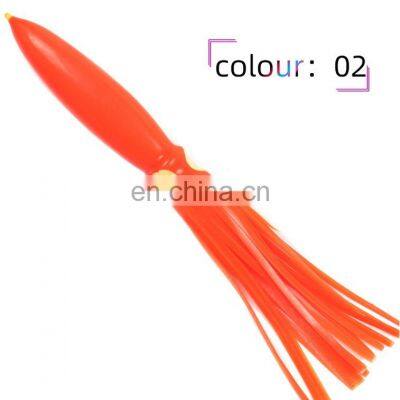 21cm 19g Luminous Fluorescent Deep Sea Fishing TPR Artificiais Octopus Bait Pesca photo-5