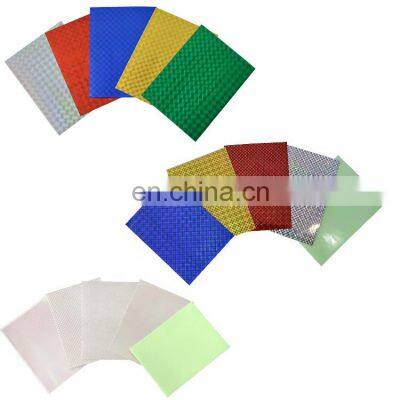 5pcs/Set With Mixed Color DIY Fishing Accessory Holographic  Printed Lens Film