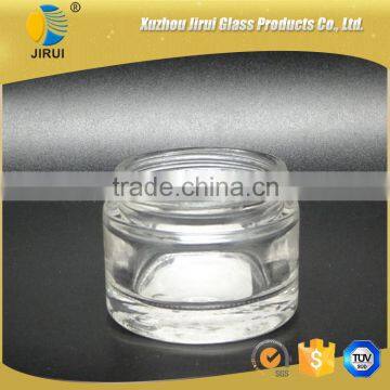 Clear Cream Glass Bottles