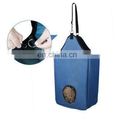 Customer Oriented Oxford Cloth Net Logo High Quality Slow Feeder Pet Horse Hay Bag photo-4