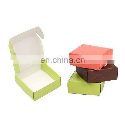 Biodegredable pink mailing boxes cheap shipping folding paper corrugated mailer box for bath bombs