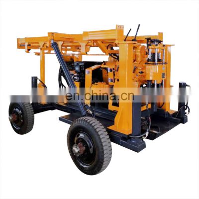 wheels and trolley diesel drilling rig machine water drilling rig truck price in india