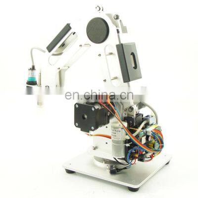 Aluminum Alloy 6061 Silver 3pcs 42 Gear Motors +3-Axis Mechanical Robot Arm 3-DOF Robotic Arm photo-5