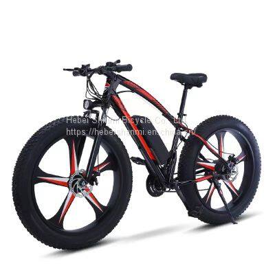 21 Speed beach cruiser electric e bike 48v 26inch electric bicycle kit