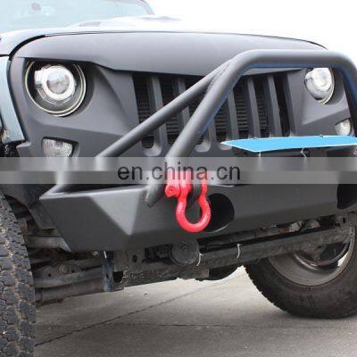 Stainless Steel Front Bumper With U Bar for Jeep Wrangler JK 2007+ Offroad Accessories photo-5
