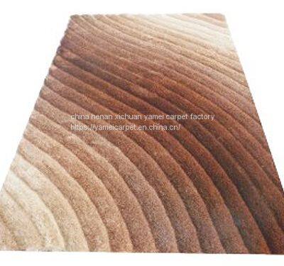 Yamei Lagend 3D High Quality Polyester Shaggy Carpet Korea Silk Shaggy Carpet and Rug SH22004 photo-5