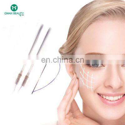 2021 High grade PDO/PCL/PLLA Non Surgical Face Lifting Suture Thread with Needle/Cannula