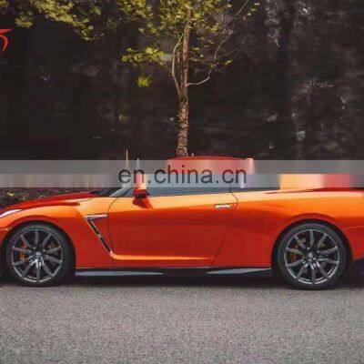 Runde Upgrade To 17+ GT-R PP Material Car Bumper Side Skirts Engine Hood Front Rear Lights Body Kit For Nissan GTR R35 2008+ photo-5