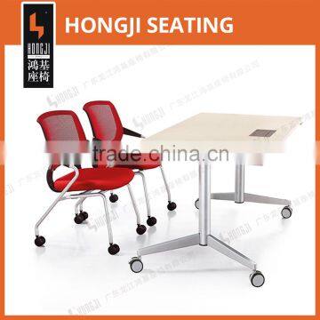 New Modern movable folding conference table and chair HD-09-M