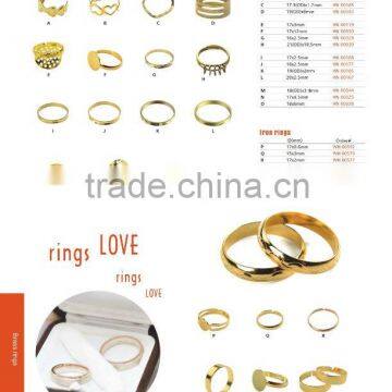 Iron fashion ring mounting