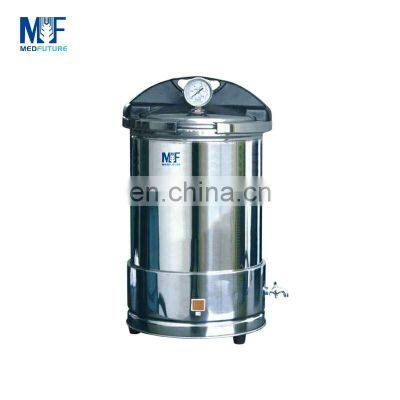 Medfuture Portable type stainless steel pressure Autoclave 18/24L sterilizer