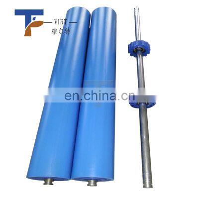 Best brand conveyor belt carrying idler roller/plastic from Material Handling Equipment Parts Supplier