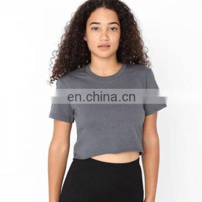 Cotton crop top T-shirt