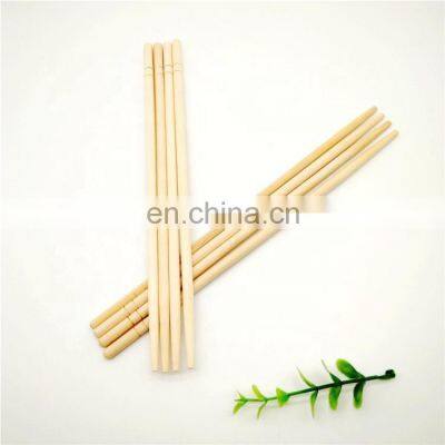 Wholesale Bulk Bamboo Long Single Chopsticks Disposable Round Stick photo-4