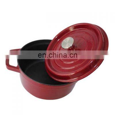 Cast Iron Pots Enamel Insulated Food Warmer Pot Casserole