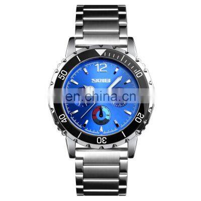New Model SKMEI 1482 Silver Color Janpan Movt Wrist Watch Business Mens Quartz Watches