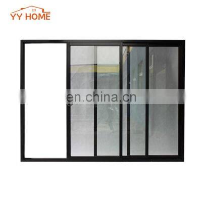 USA/Canada Standard Gold Supplier Hurricane Impact Windows and Door Aluminum Sliding Glass Door With Good Performance System