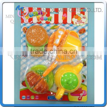 MINI QUTE Pretend Preschool Bread Tea Cutting food fruit Vegetable kitchen play house set learning educational toy NO.ZQ133916