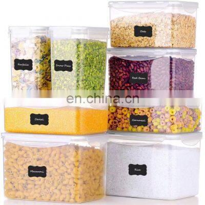 8 Pack Extra Large Airtight Food Storage Containers BPA Free Pantry Organization Plastic Canisters for Kitchen