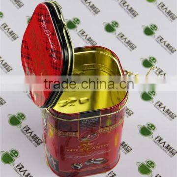 Empty Tinplate Candy Box Metal Chocolate Case for House Packaging Storage photo-2