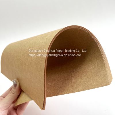 Brown Kraft Paperwith Competitive Price High Stiffness Raw Material Brown