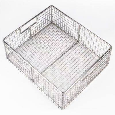 Ready Stock Customized 304 Stainless Steel Wire Mesh Basket